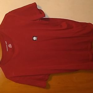 Maroon American Eagle Tee Men's Medium